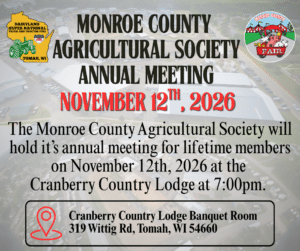 2026 Ag Society Annual Meeting 2026 Ag Society Annual Meeting - Monroe County Fair